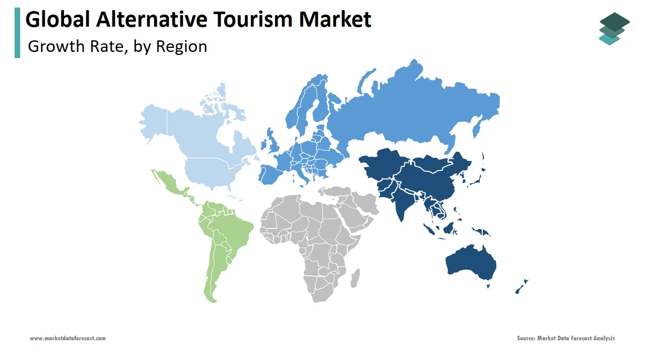 Asia-Pacific played a vital role in the growth of the global alternative tourism market in 2024.
