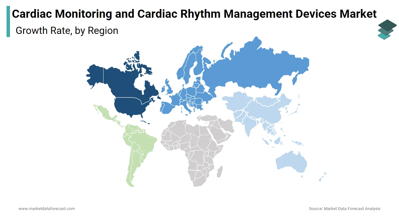 The Asia-Pacific dominated the cardiac monitoring & cardiac rhythm management devices market in 2024