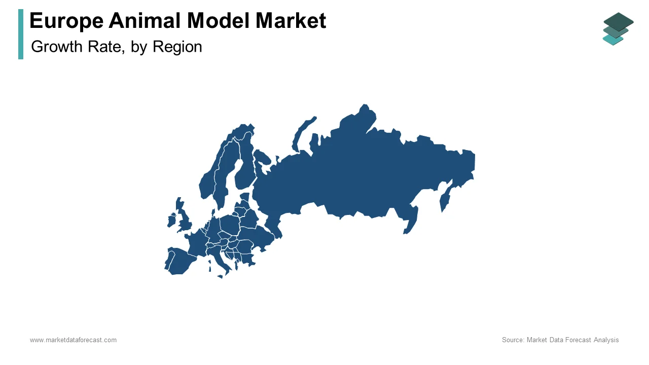 In 2024, Germany emerged as the dominant player in the European animal model market.