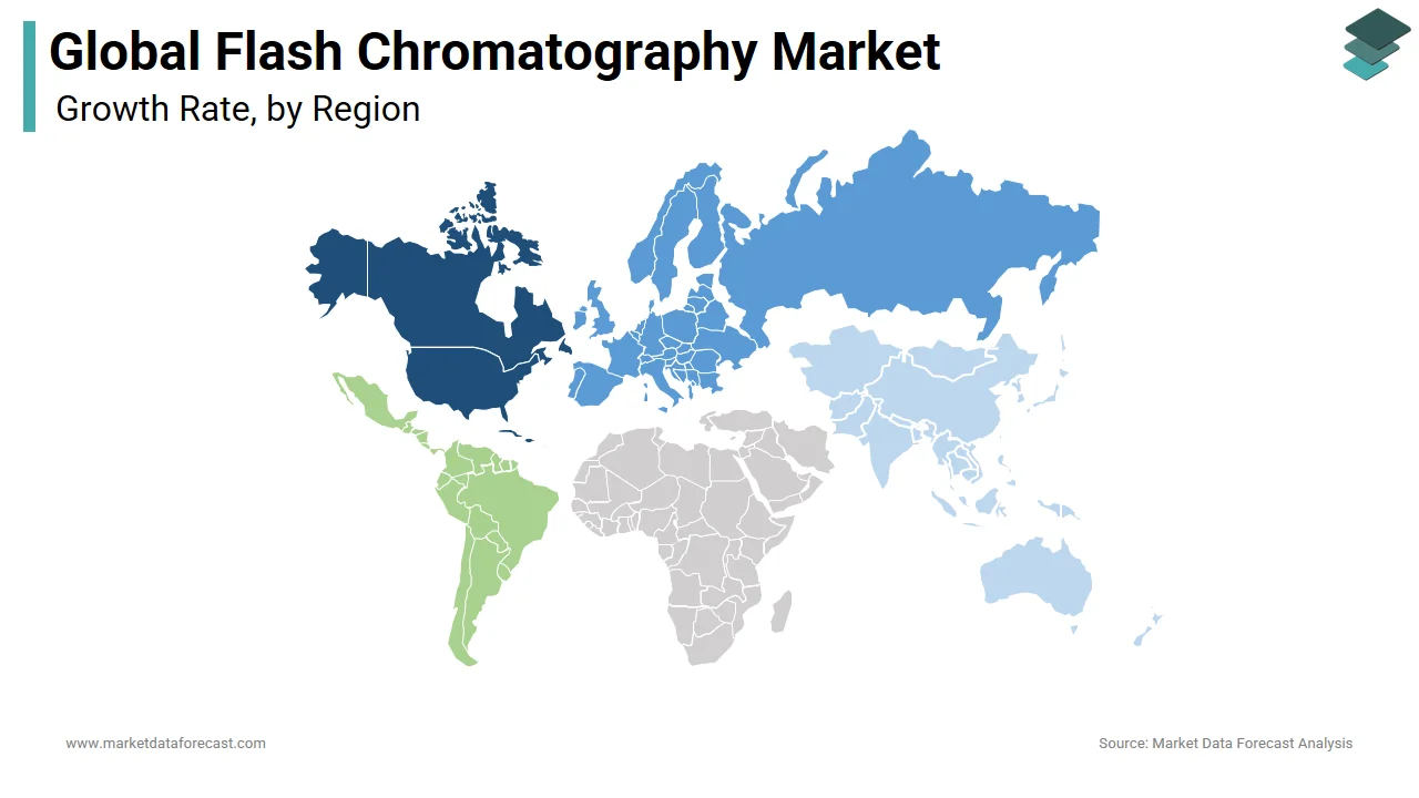 North America is anticipated to witness a significant share of the flash chromatography market in 2024