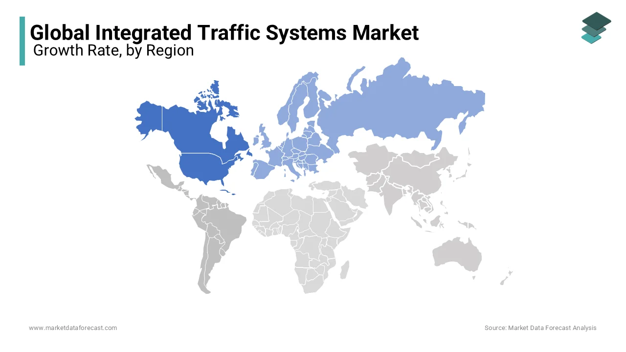 North America held the most significant portion of the integrated traffic system market in 2024