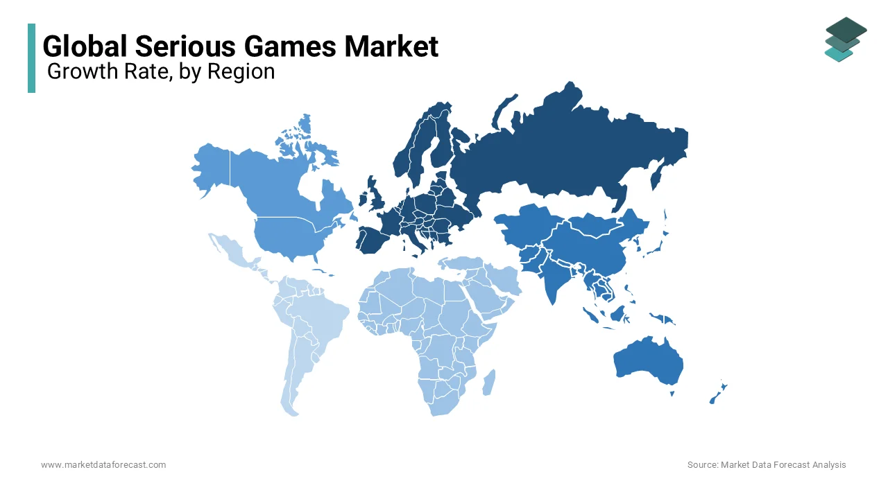 Europe is supposed to record a huge portion of the worldwide interest for serious gaming.