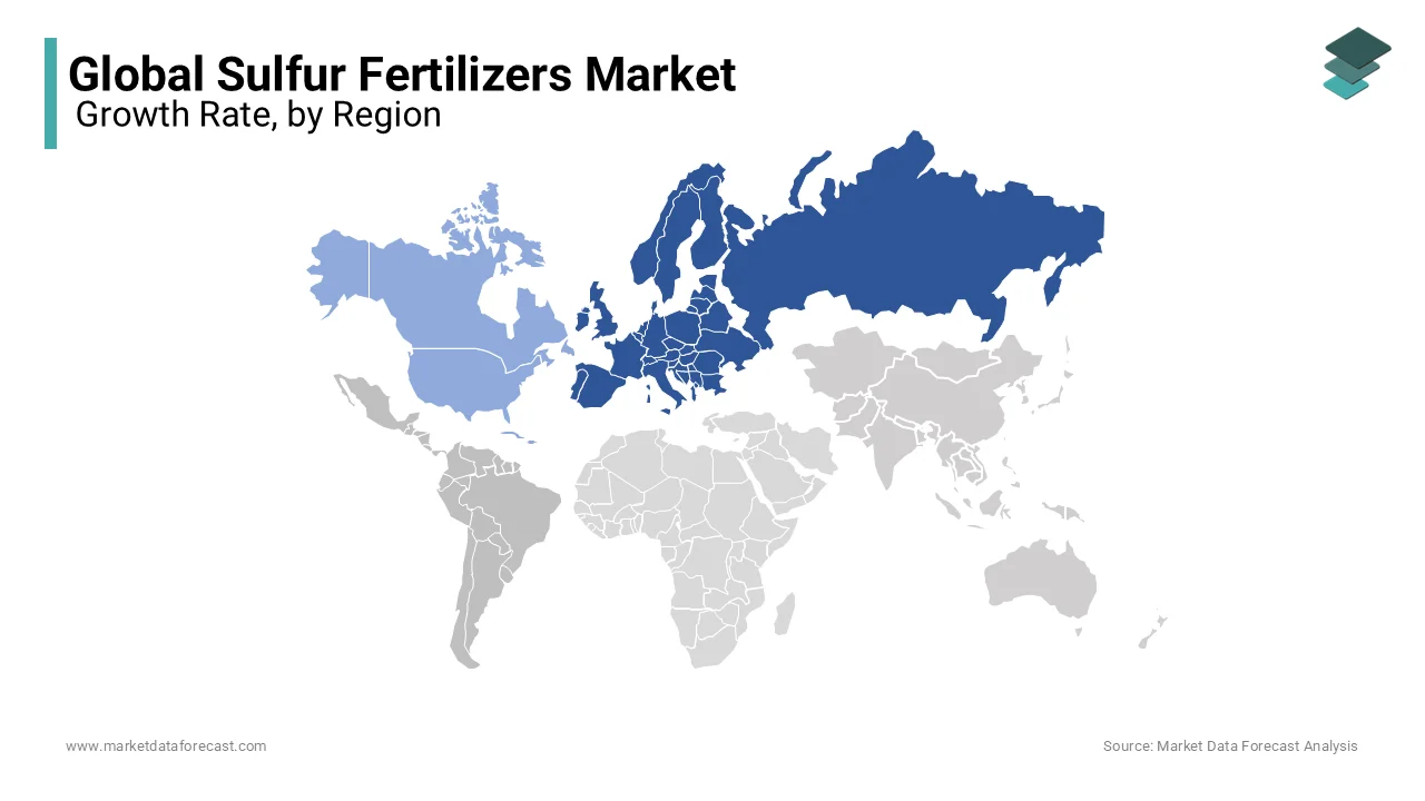 The Asia-Pacific region is the most predominant in the sulfur fertilizers market during the forecast period in 2024