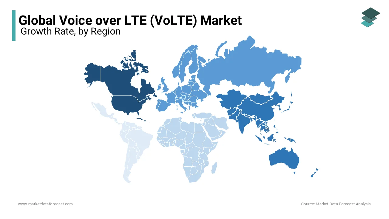 North America is expected to dominate the global VoLTE market during the outlook period.