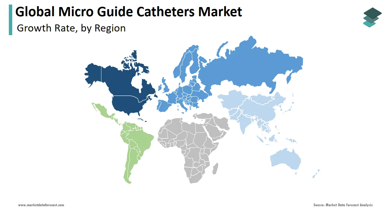North America held a significant share of the global micro guide catheters market in 2024.