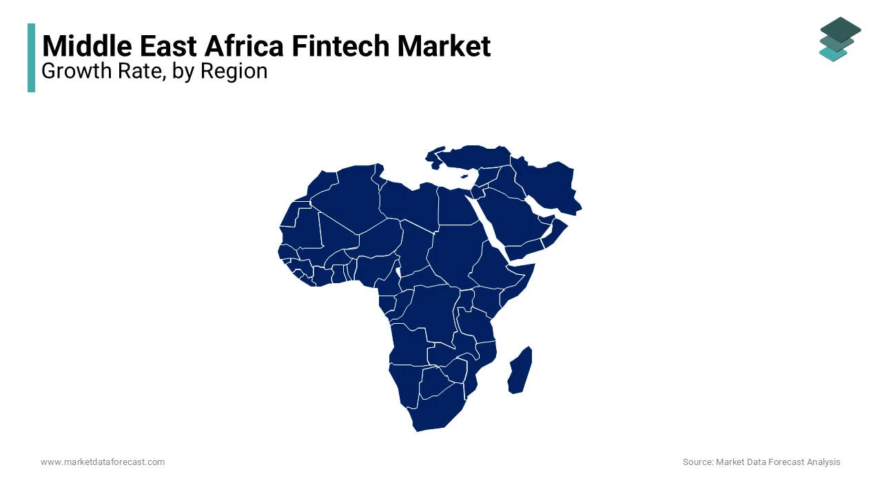 The UAE held the leading share of the MEA fintech market in 2024.