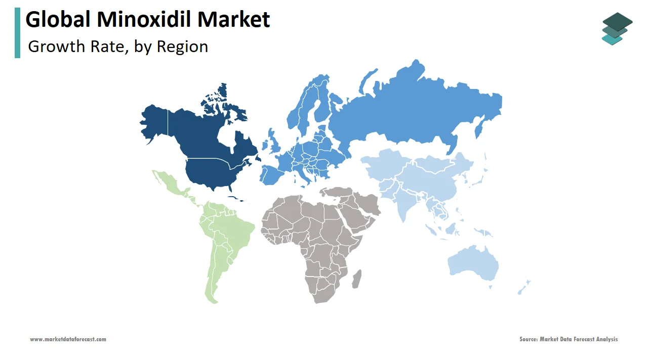North America played a pivotal role in shaping the minoxidil market in 2024.