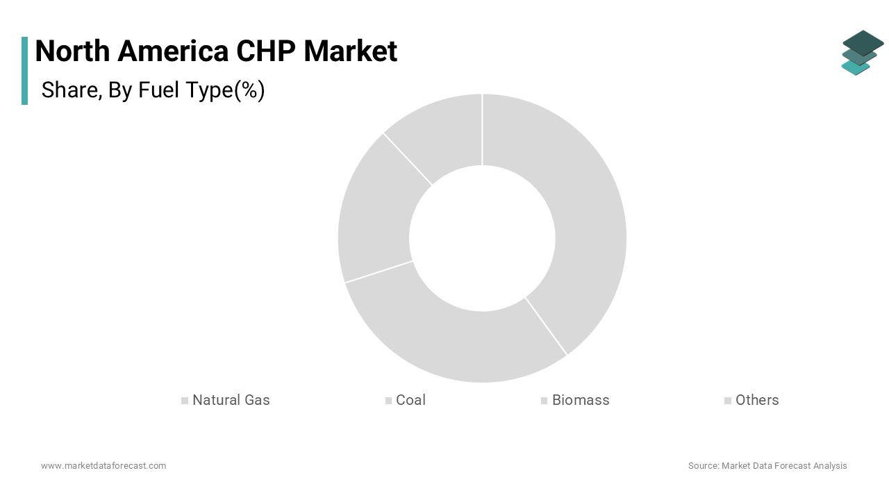 The natural gas segment dominated the North America combined heat and power market by accounting for a substantial share in 2024