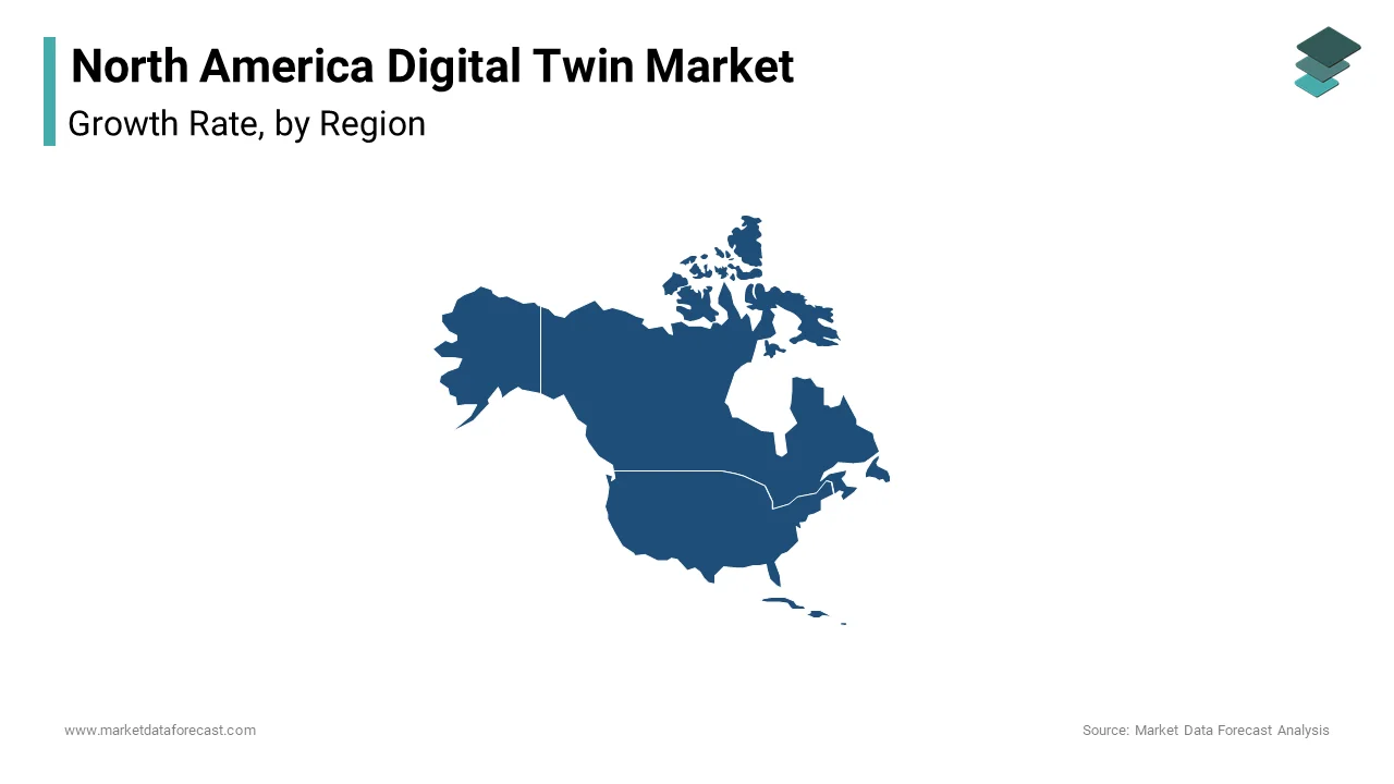 In 2024, the United States dominated the North American digital twin market, accounting for 81.4% of the regional market share.