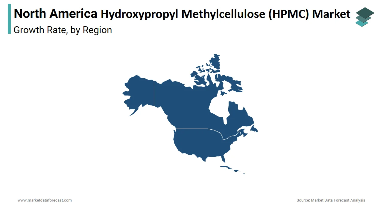 The United States HPMC market accounted in holding 75.8% of the share in 2024