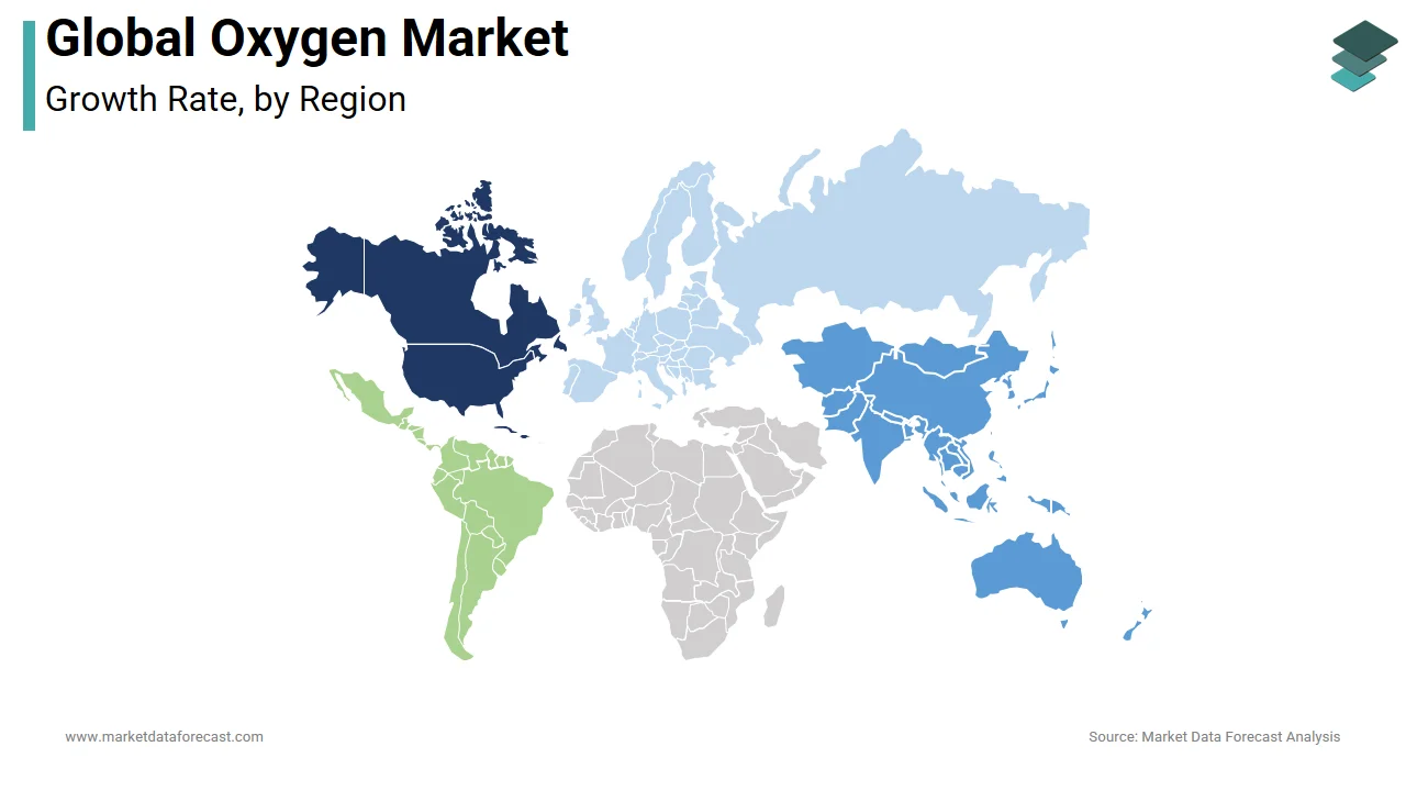 Asia-Pacific was the leading region in the global oxygen market in 2024