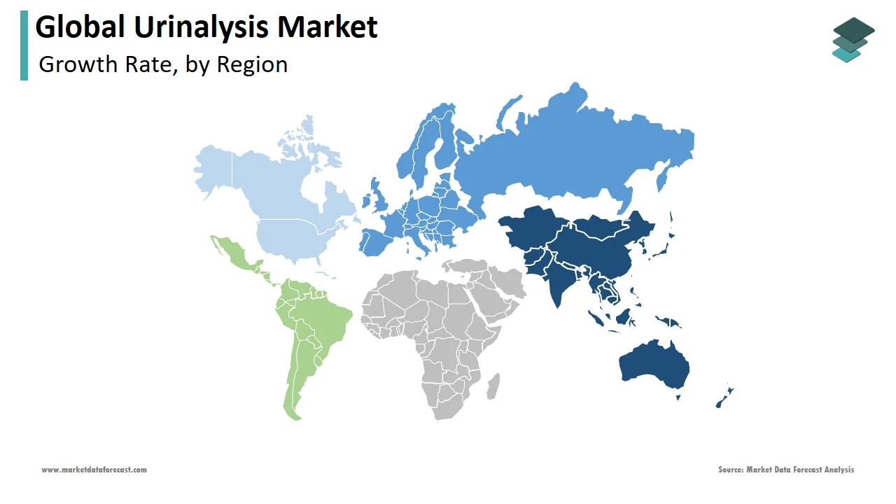 Asia Pacific maintained a strong position in the urinalysis market landscape in 2024.